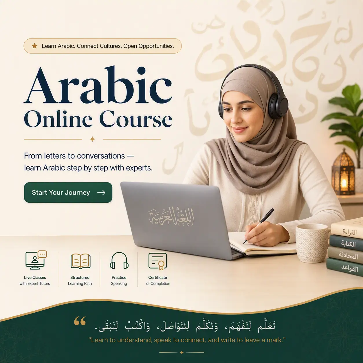 Arabic for work and travel course online